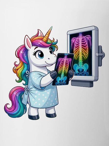 Regenbogen-Arztunicorn Diagnostik