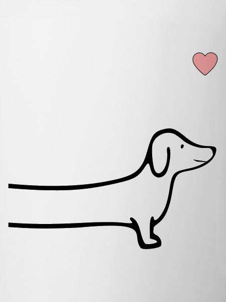 Dackel Herz Hunde