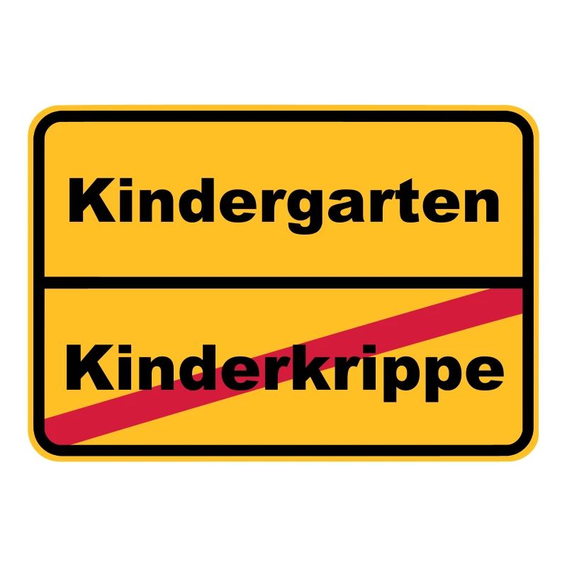 Ortsschild Kinderkrippe