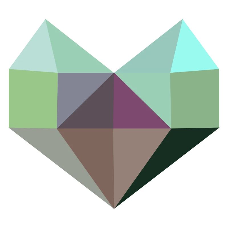 vert coeur
