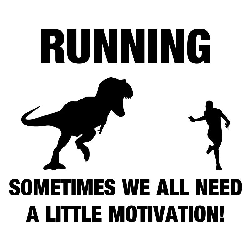 Course T-Rex Motivation Drôle Course à pied Sport