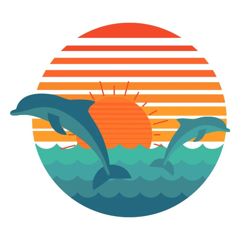 Dolphins & Sun