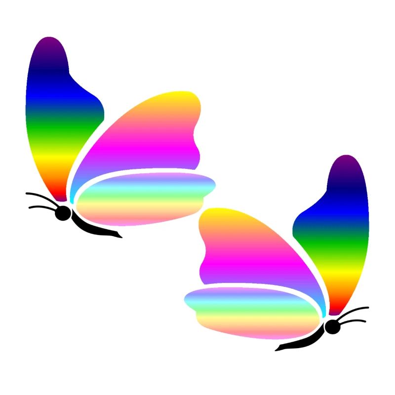 Regenbogen-Schmetterling