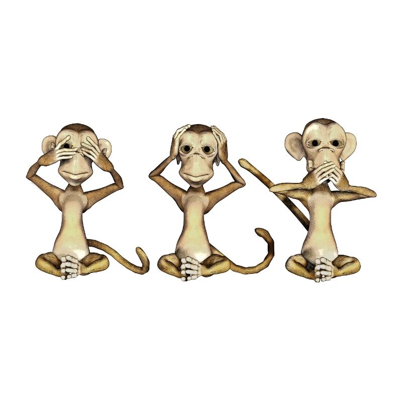 Les trois singes
