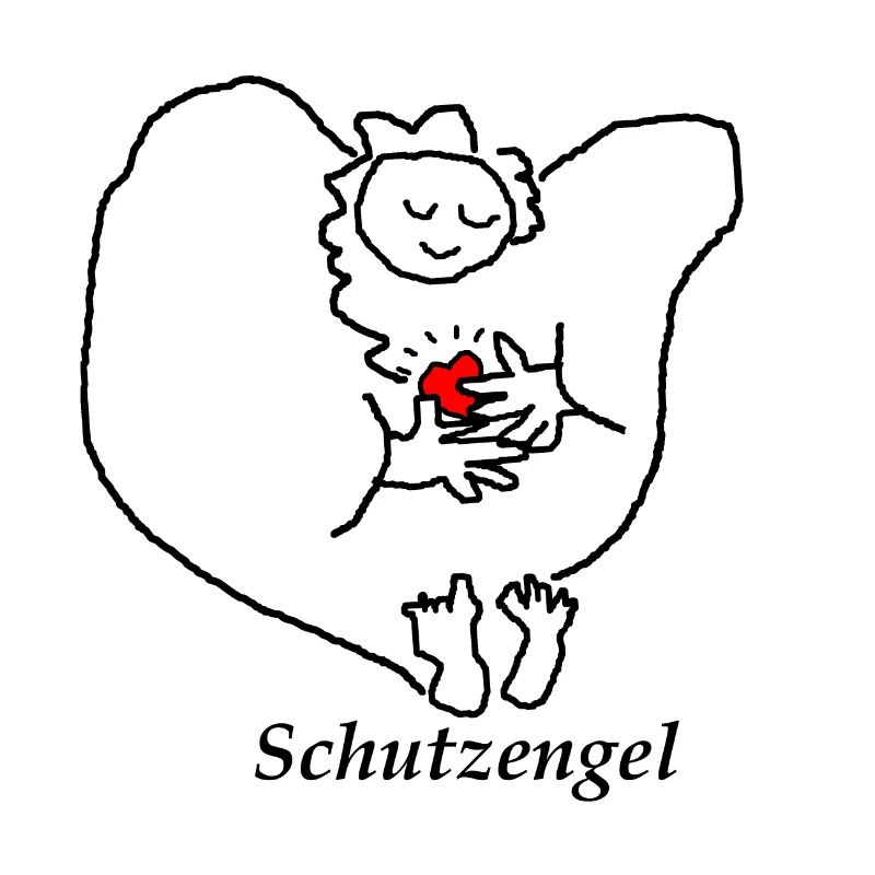 Schutzengel mit Herz