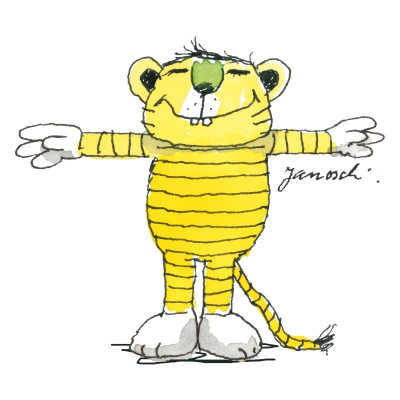 Janosch Tiger Pose