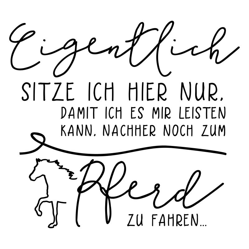 Eigentlich Pferd – Statement mit Pferd