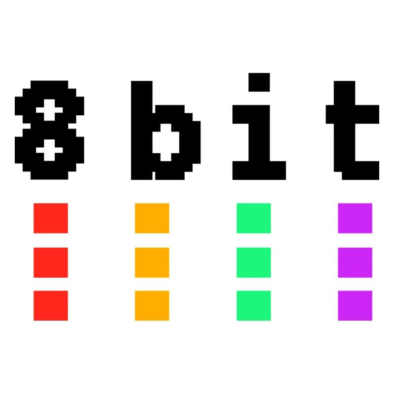 Motif de pixels 8 bits