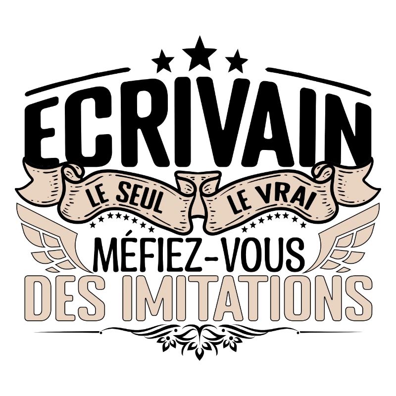 Écrivain cadeau Écrivain le vrai Écrivain