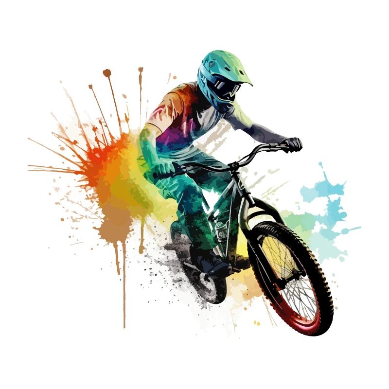 BMX Vélo Biker Stunt Trick Freestyle Splash