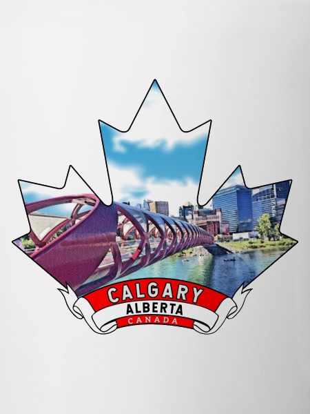 Calgary, Alberta Canada Maple Leaf