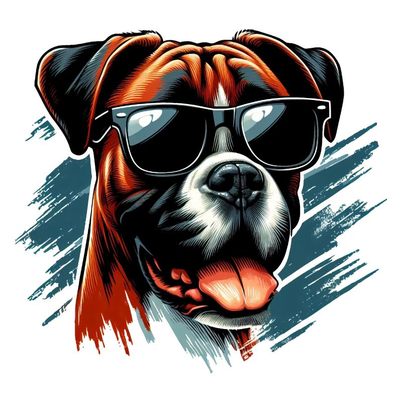 Chien Boxer Le Modèle
