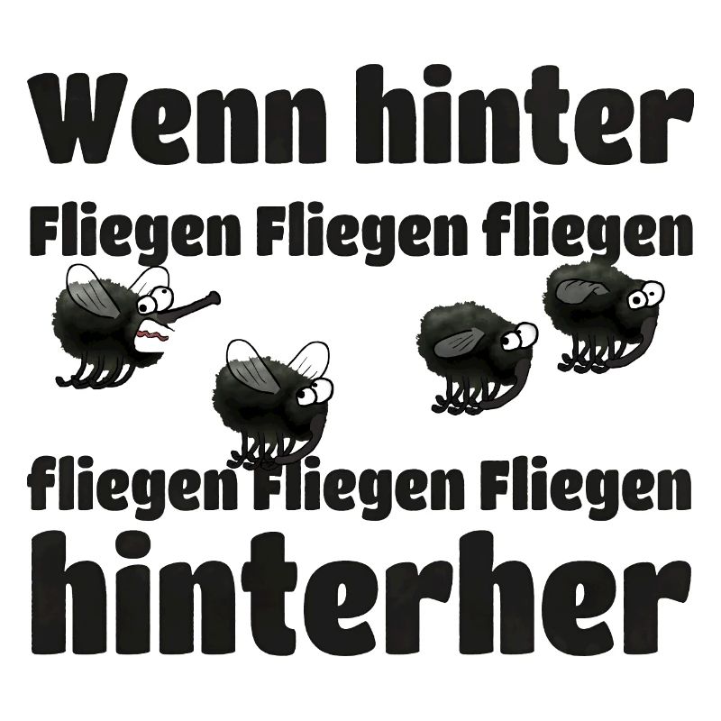 When Flies Fly Behind Flies