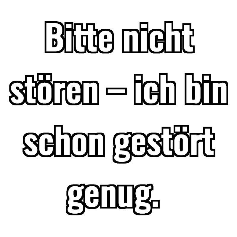 Bitte nicht stören...