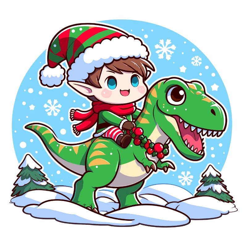 Elf und T-Rex
