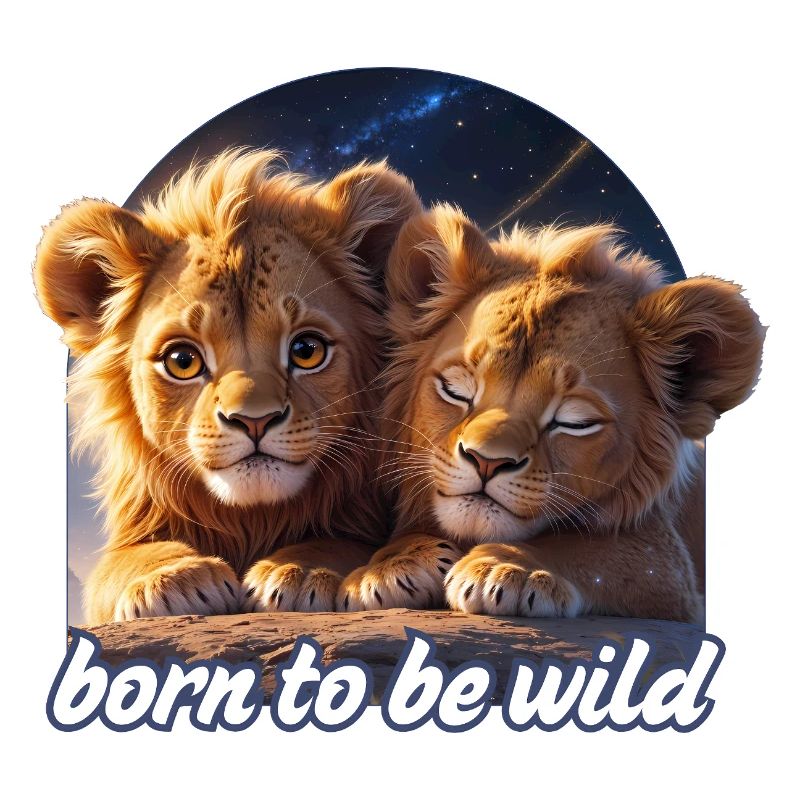 Deux petits lions