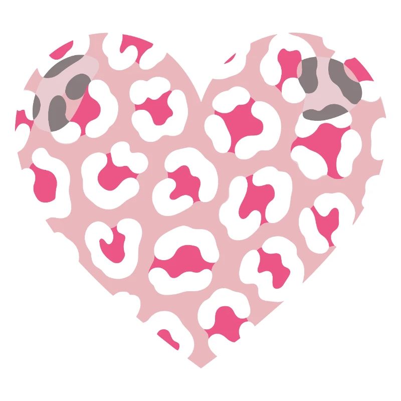 Cœur d'amour léopard