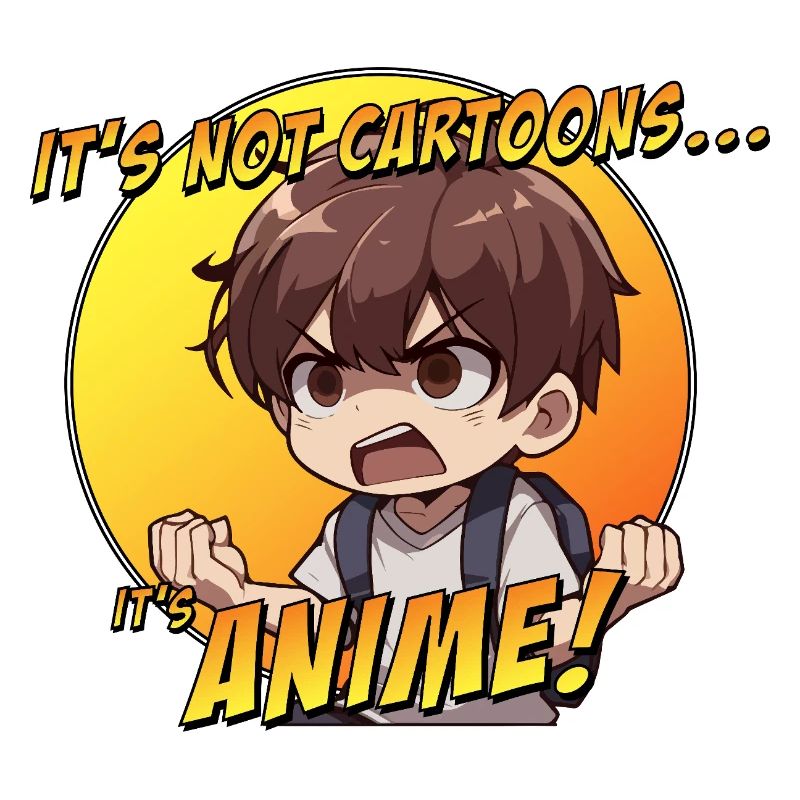 Chibi Anime Shout and Proud