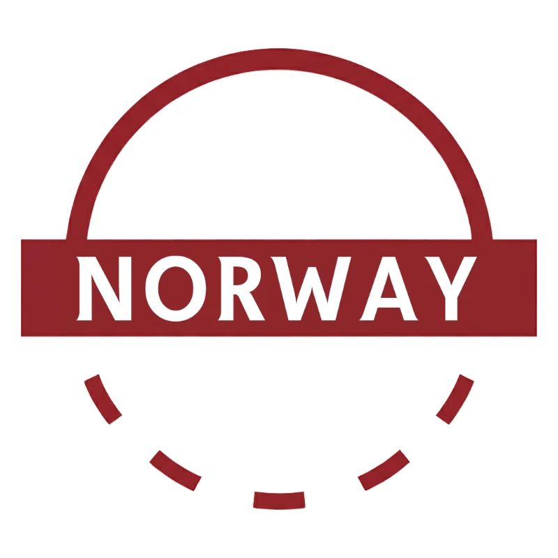 Norway Emblem Round Ring