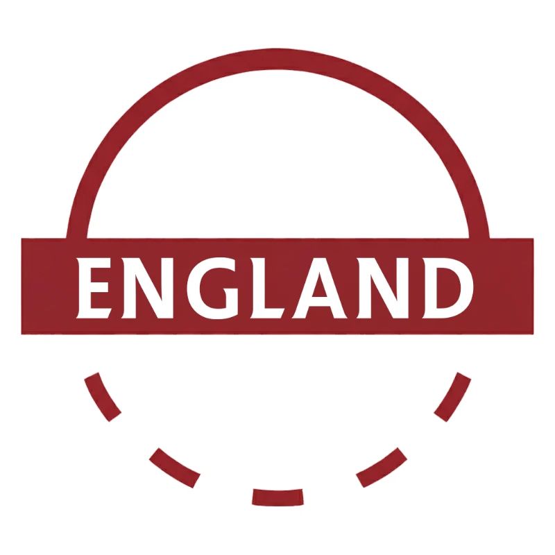 Texte Anglais Emblème Circulaire