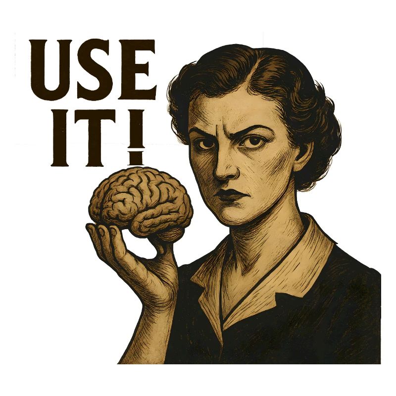 Brain Motif Rétro