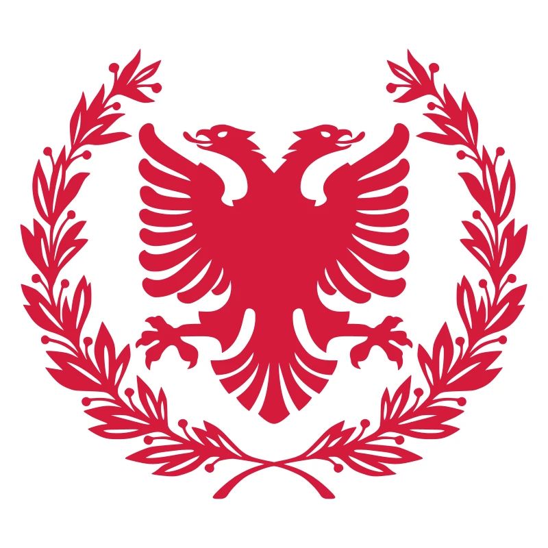Shqipe Wreath – Albania Laurel Double Head Eagle