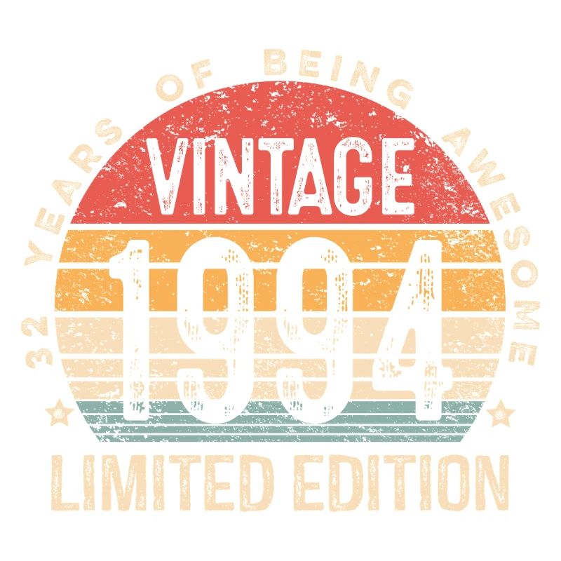 32e anniversaire Né en édition limitée 1994