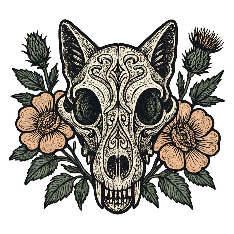 Fleurs : Renard du Crâne