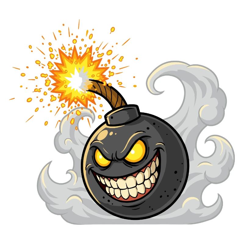 Angry Cartoon Bombshell
