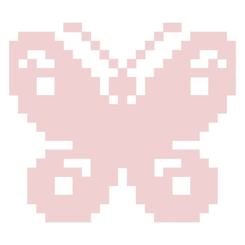 Pixel Pink Butterfly