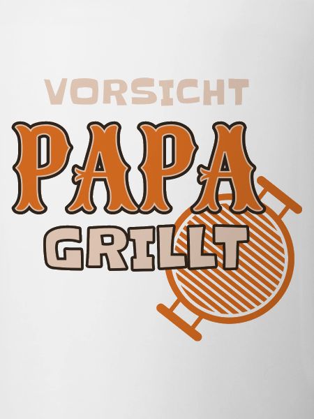 Caution Dad Grills Funny BBQ Outfit
