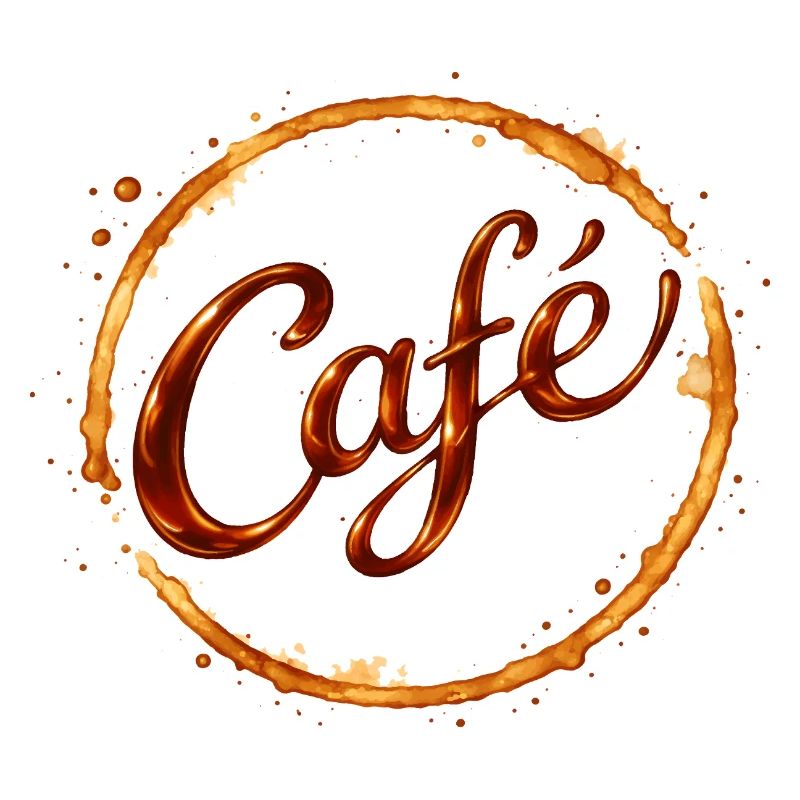 Coffee coffee cup print illustration