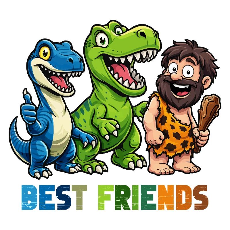 Dino Best Friends Caveman Comic