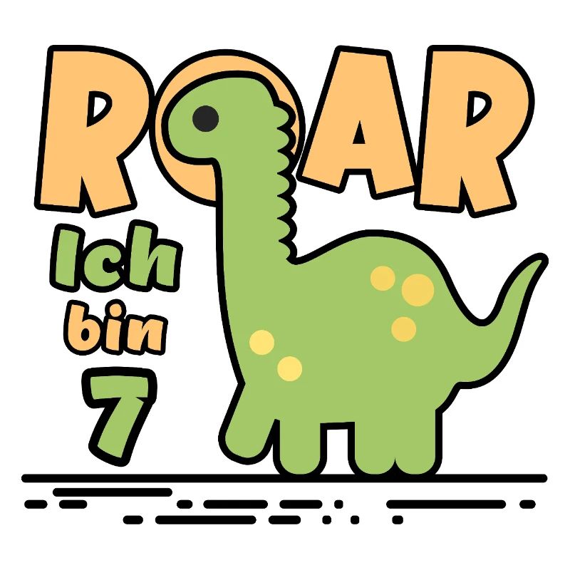 7th Birthday Dinosaur
