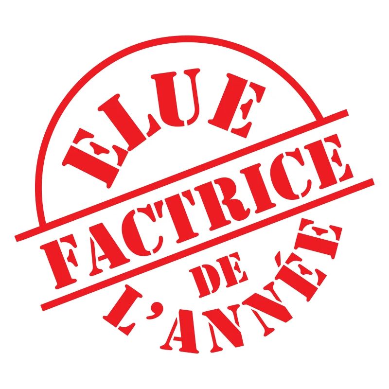 Élue factrice de l'année tampon postal