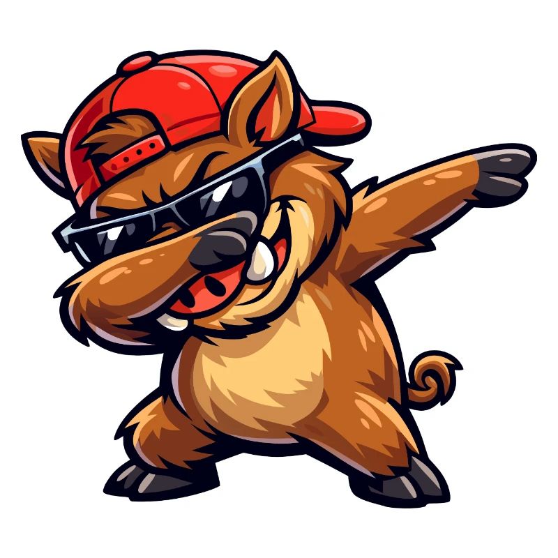 Dabbing Warthog