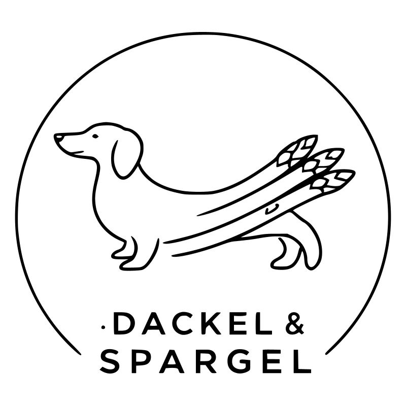 dackel und spargel