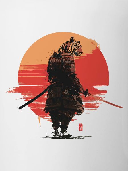 Tiger Samurai at Sunset