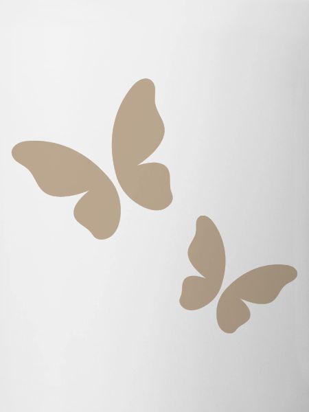Beige Butterfly Pattern