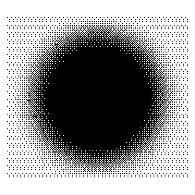 Design des points de soleil noirs