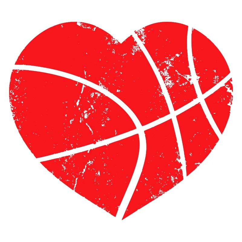 Basketball Heart Graffiti