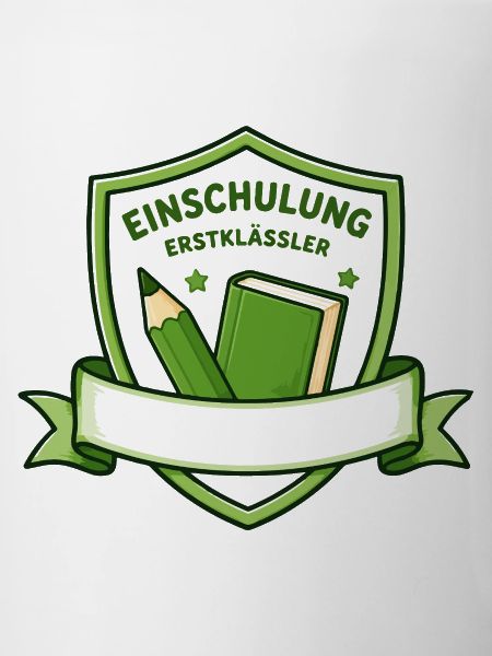 Einschulung Erstklässler Schild Motiv