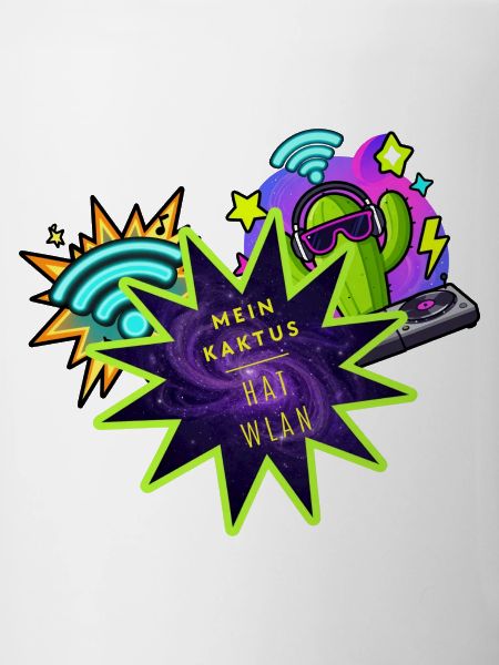 Kaktus WLAN Neon-Starburst