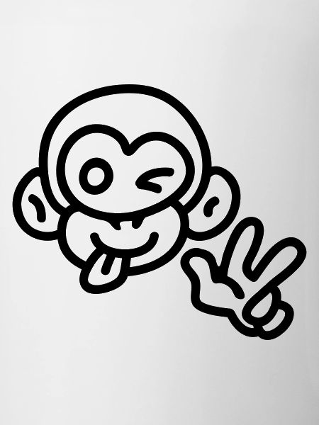 Singe cool - ligne