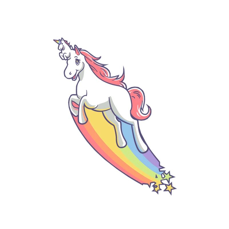 funny two-headed unicorn