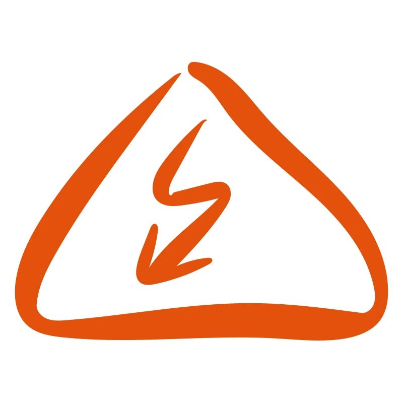 Strom Blitz Warndreieck
