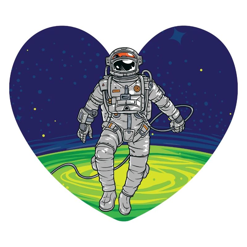 Outer space heart