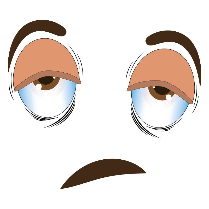 müde Augen