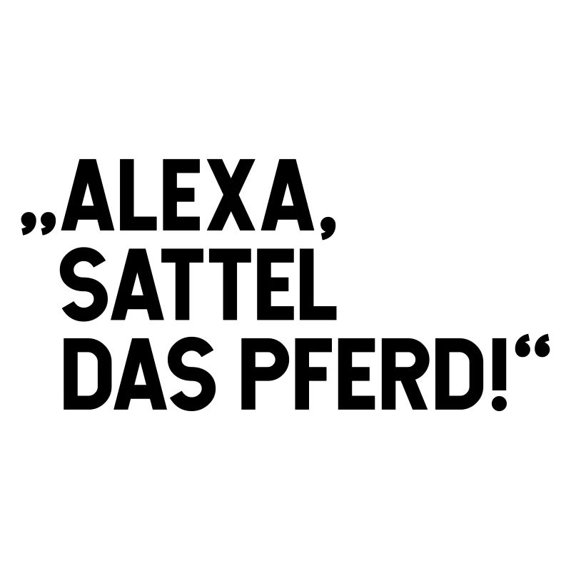 Alexa sattel das Perd - Farbwechsel