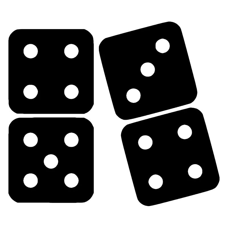 Dominosteine (anpassbare Farbe)